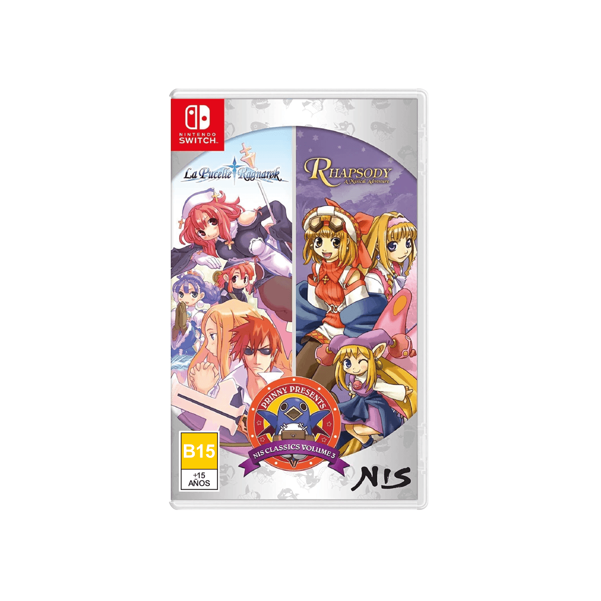 Prinny Presents NIS Classics Volume 3: La Pucelle: Ragnarok / Rhapsody: A Musical Adventure - Deluxe Edition Portada