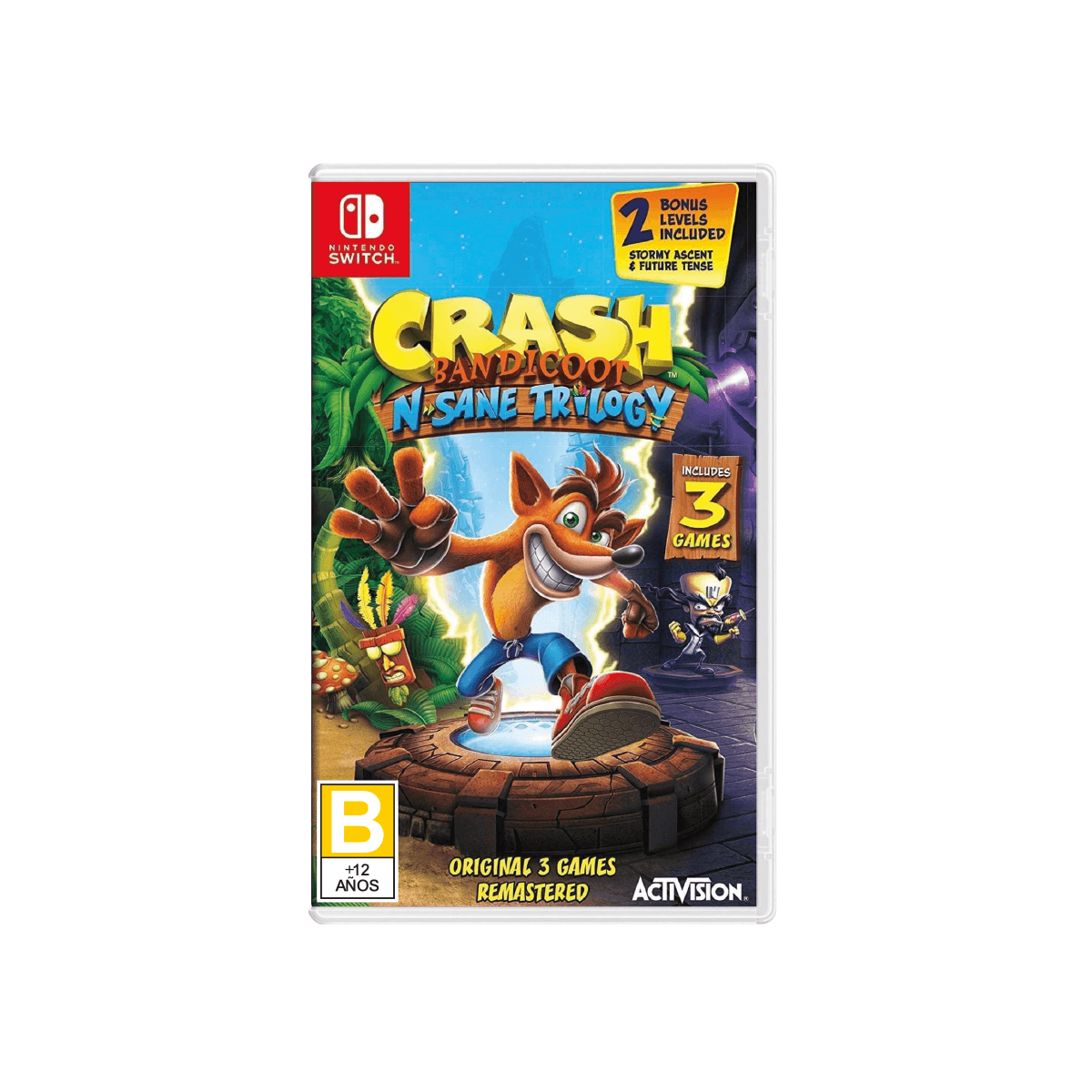 Crash Bandicoot N Sane Trilogy Nintendo Switch Portada
